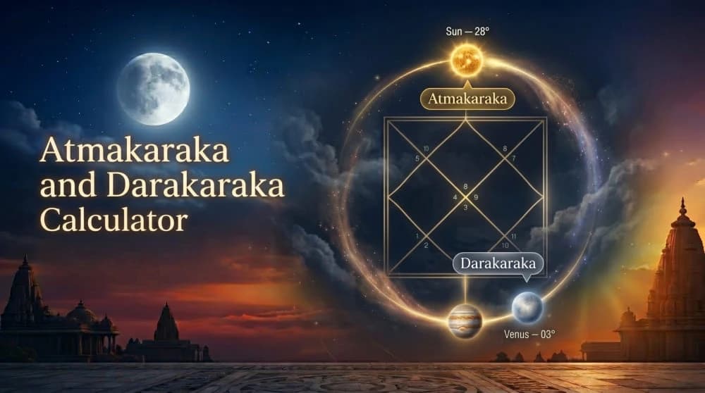 Atmakaraka Darakaraka Jaimini astrology