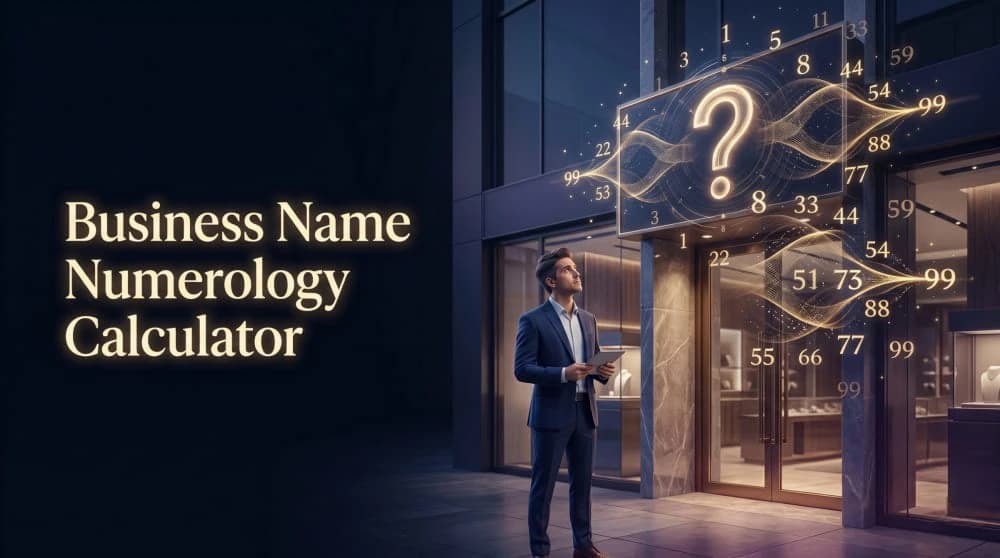 Business name numerology and brand frequency