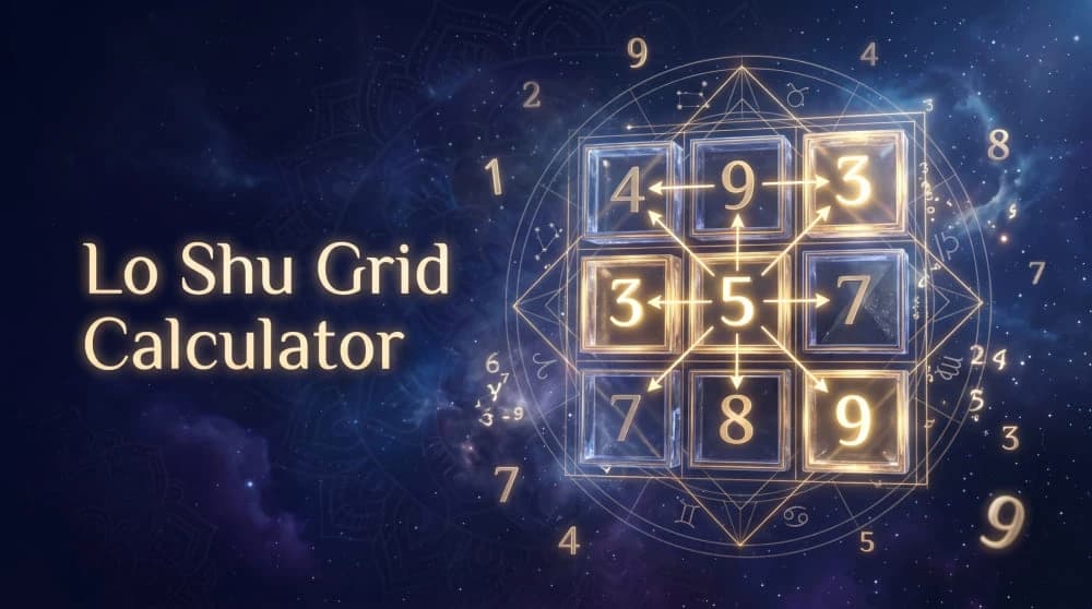 Lo Shu Grid numerology and birth date magic square