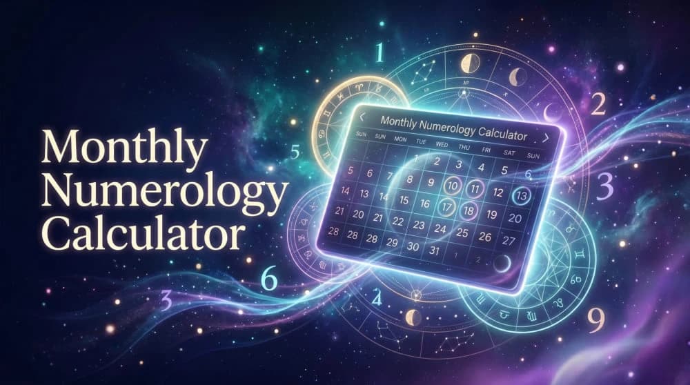 Monthly numerology universal and personal month
