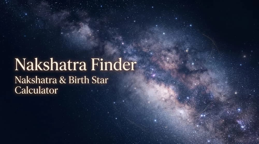 Moon artwork for Nakshatra and birth star calculator