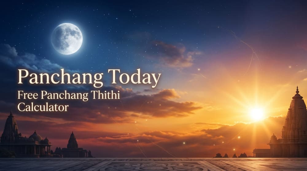 Vedic Panchang and Hindu calendar timing