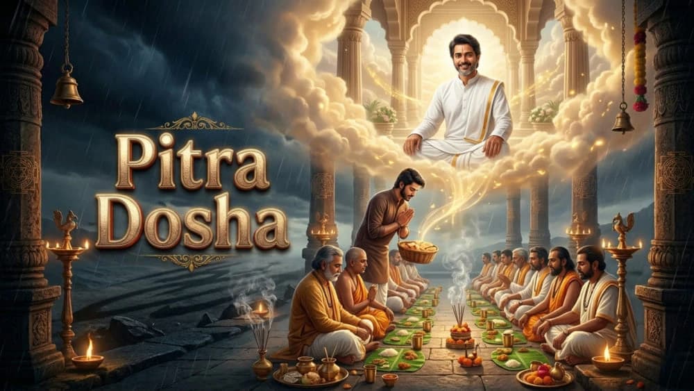 Vedic Pitra dosha chart factors